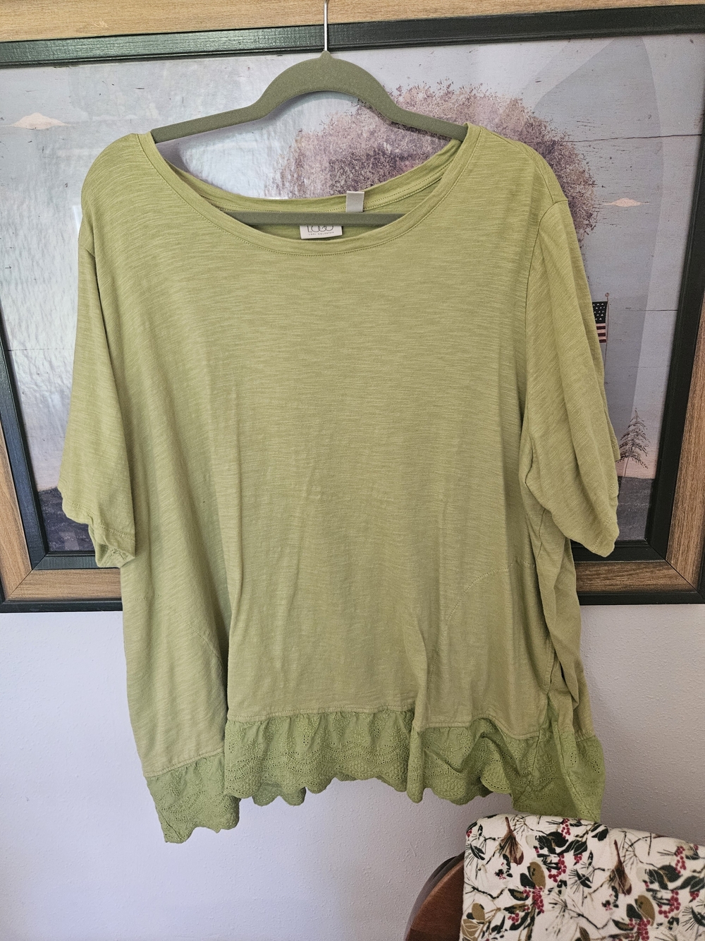 LOGO by Lori Goldstein  Short Sleeve Tunic Sz 3X